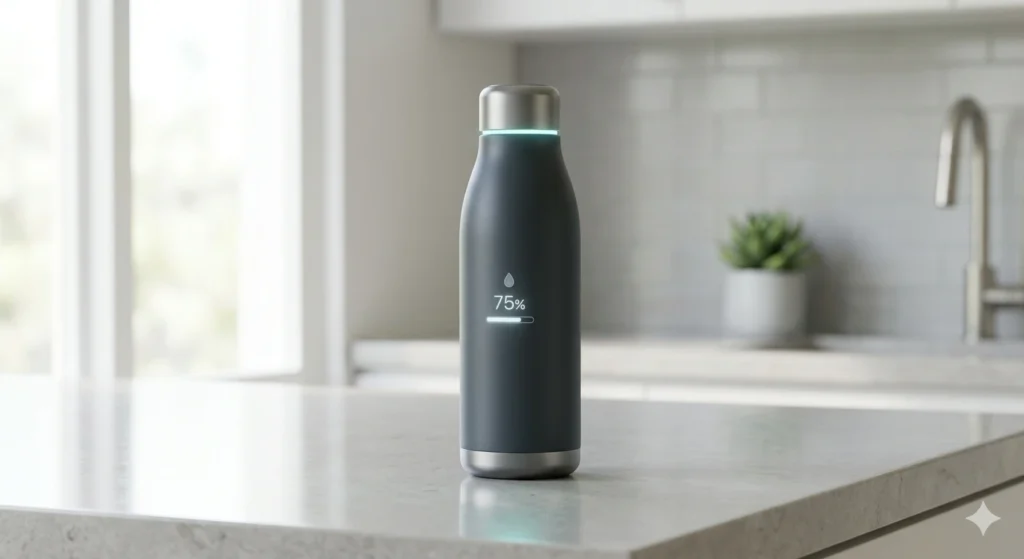Smart water bottle tracker