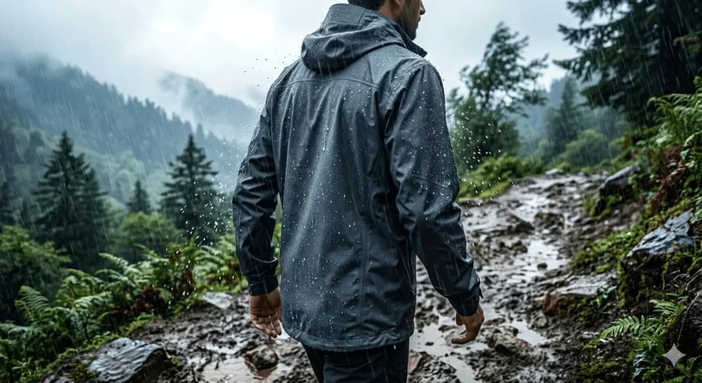 Gore-Tex waterproof raincoat